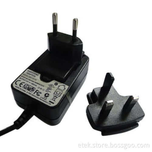 Switching Adapter with BS AC Plug, 12W Output Power